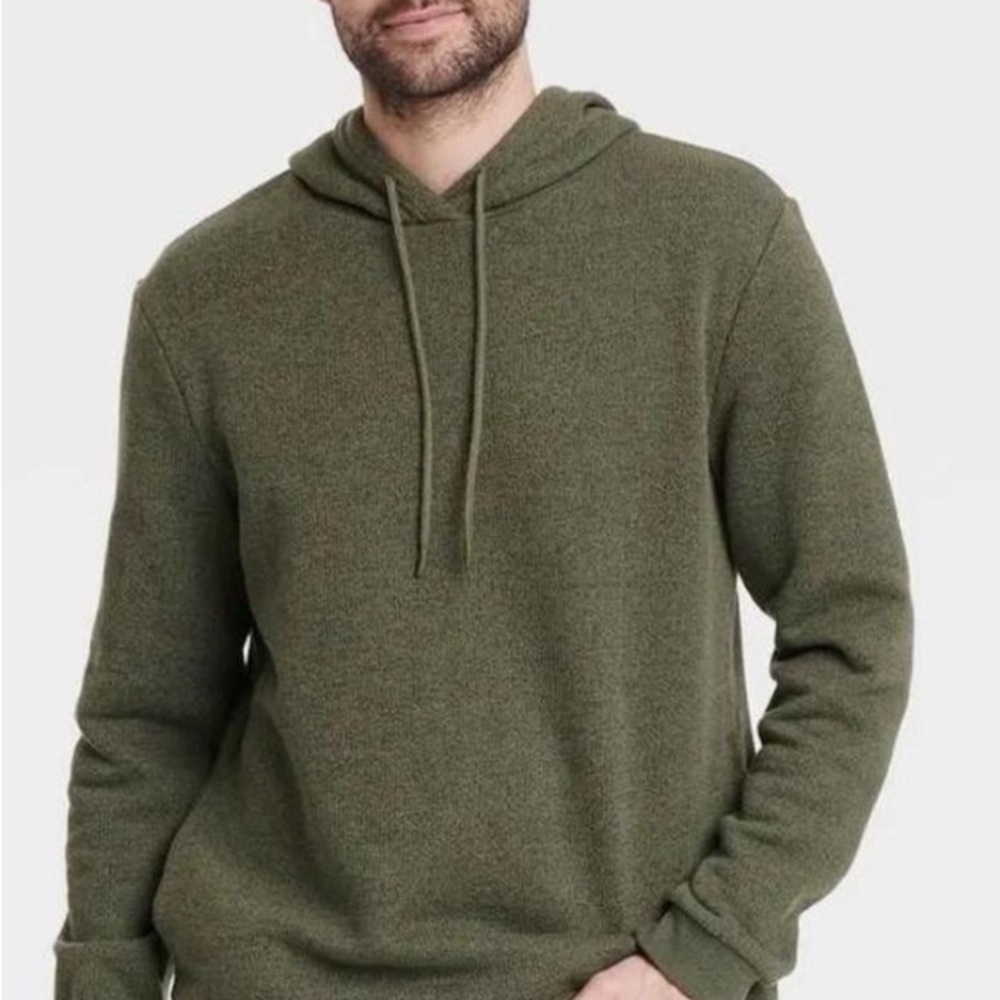 Olive Green Men's Hoodie